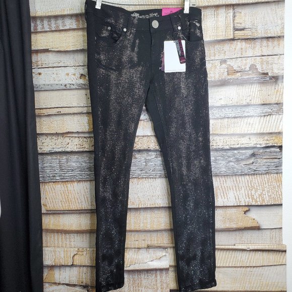 Almost Famous Sparkle Skinny Jeans - Picture 1 of 5
